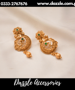 Heer Rajwarri green earrings