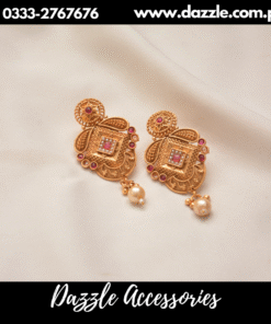 Laila Rajwarri ruby earrings