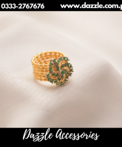 Stunning Zircon emerald ring