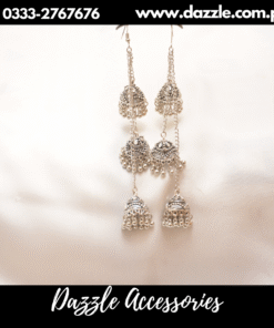 Trendy triple step jhumka Earrings