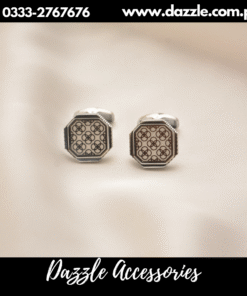 Unique sqaure Brown Cufflinks