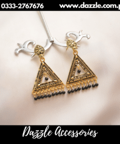 black triangle earrings