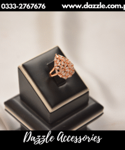 champagne stone ring