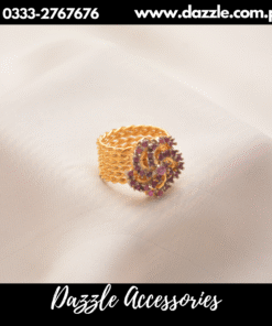 dazzling Zircon Ruby ring