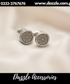 elegant silver cufflinks