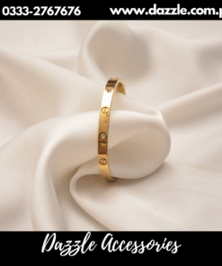 gold plated stone bracelet