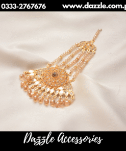 golden champagne jhumka