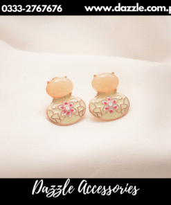gorgeous meenakari beige Studs