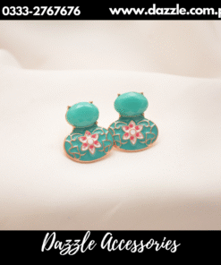 gorgeous meenakari feroza Studs