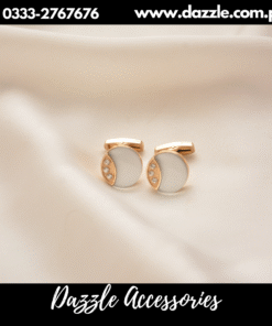 grey Circle Cufflinks