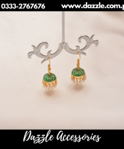 mini green jhumki