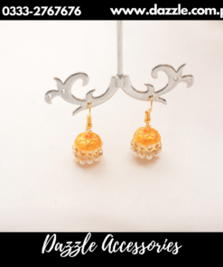 mini yellow jhumki
