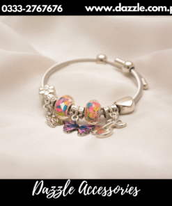 multi beads charm bracelet