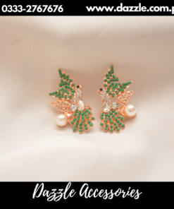 stunning mint bird Studs