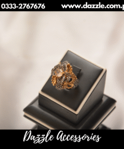 Artisan champagne Ring
