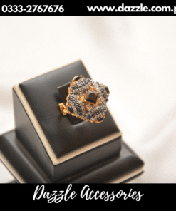 Black zircon ring