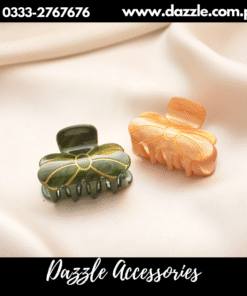 Elegant green peach catchers pair