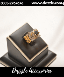 Inspiring black zirconia ring