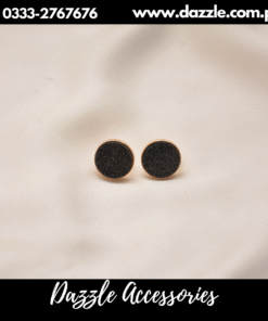 Shimmery black studs