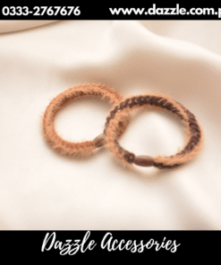 brown beige poni set