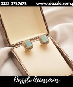 feroza Gem Zirconia Studs