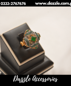 green zircon ring