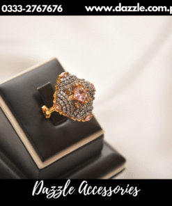 pink zircon ring
