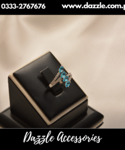 Aliana Ferozi Blue zircon ring