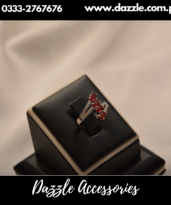 Aliana Red zircon ring