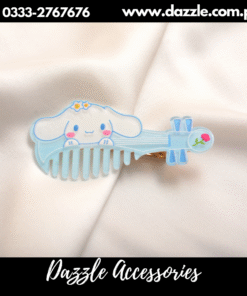Blue doll hair pin