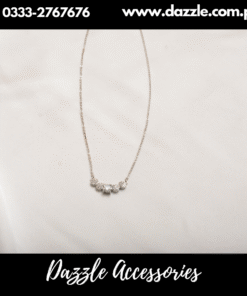 dazzling silver necklace
