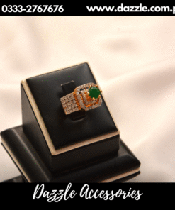 Emerald Green Statement Women Ring