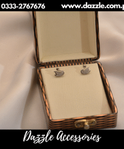 Little Swan Silver Stud Earrings