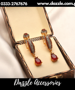 Ruby Drop Earrings