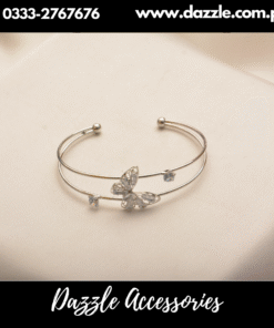 Silver butterfly Bangle Bracelert