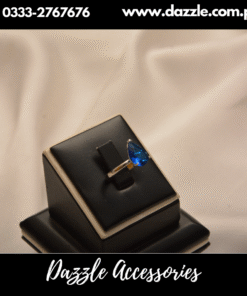 Tear Drop Blue ring