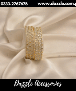 carat silver gold jaali  bangles