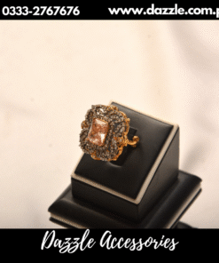 champagne polki ring