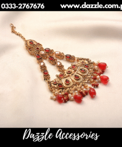 laila maroon jhoomar