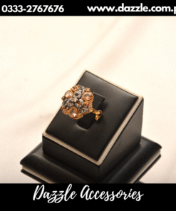 lilly champagne gold ring