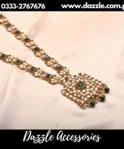 malika green sheesha kundan maala