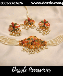 norattan multi chokar set