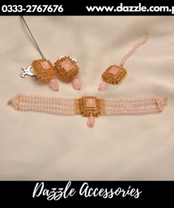 pink golden hokar set