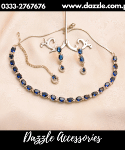 sapphire gem necklace