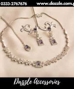 silver purple set