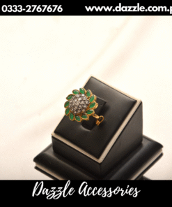 sunflower green ring