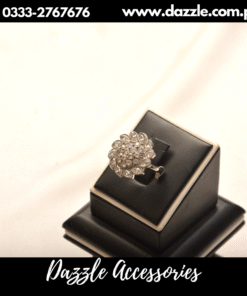 sunflower silver ring