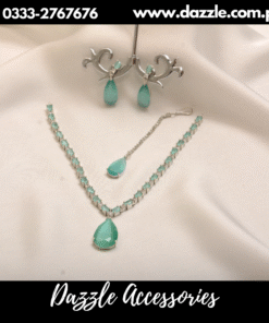 Aliana mint silver set