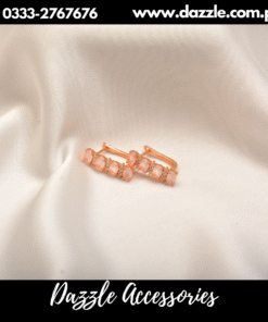 Pink Gold Baali Studs