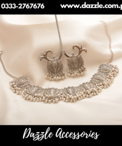 Silver Traditional Afghan Choker Set
